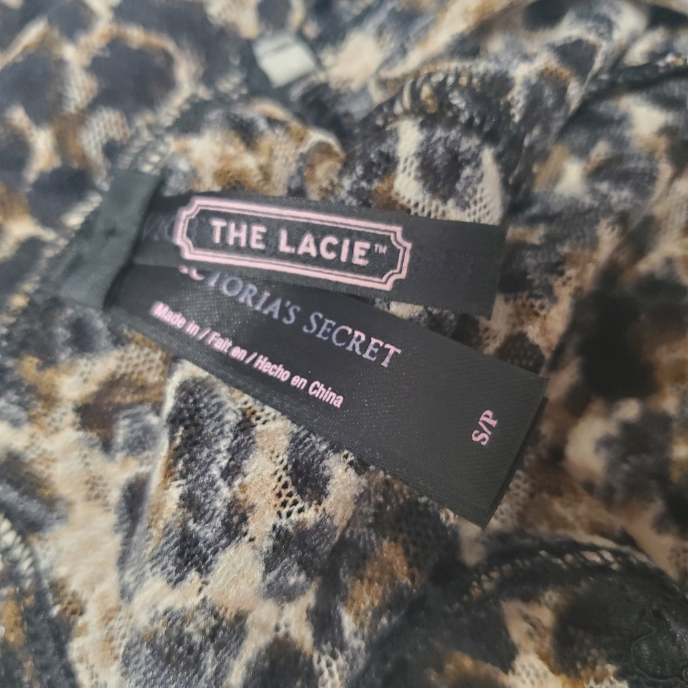 Victoria's Secret S Vintage Y2K "The Lacie" Cheetah Print Halter Chemise - Picture 2 of 5